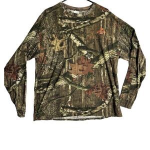 Mossy‎ Oak Men's XL Camo Long Sleeve T-Shirt Hunting Outdoor Fall